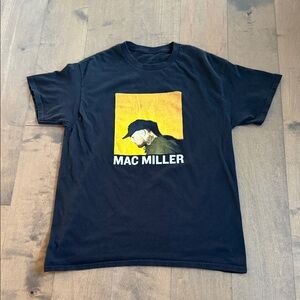 Mac Miller Graphic Shirt Y2K Portrait Music Band Tee